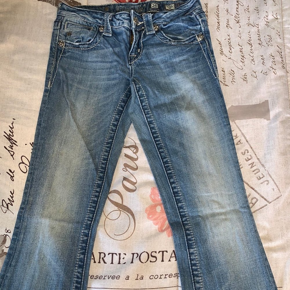 Size 25 - MissMe Wing BootCut Jeans